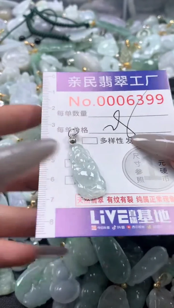 颈饰未镶嵌翡翠6399