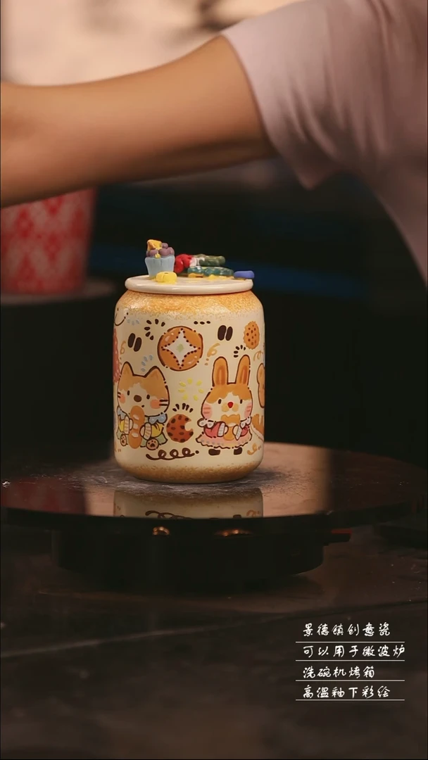 陶瓷景德镇可爱设计师款陶瓷