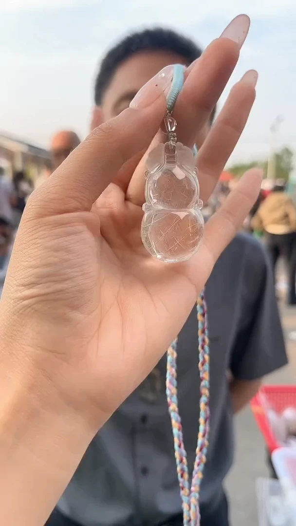 未镶嵌吊坠(赠链)发晶天然多样性发一mm