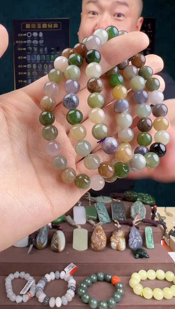 【闪购商品】和田玉颈饰未镶嵌ZZ 拍一发一 多样性发货