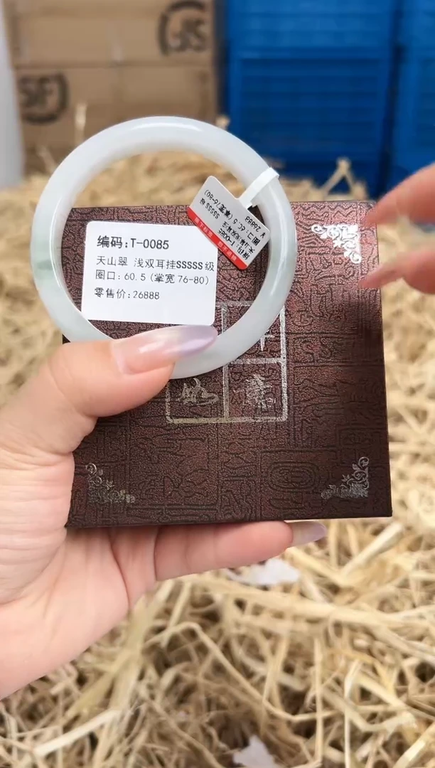 未镶嵌手镯石英质玉T-0085