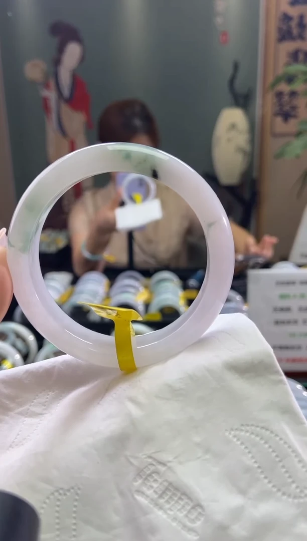 翡翠手镯未镶嵌圈口x57