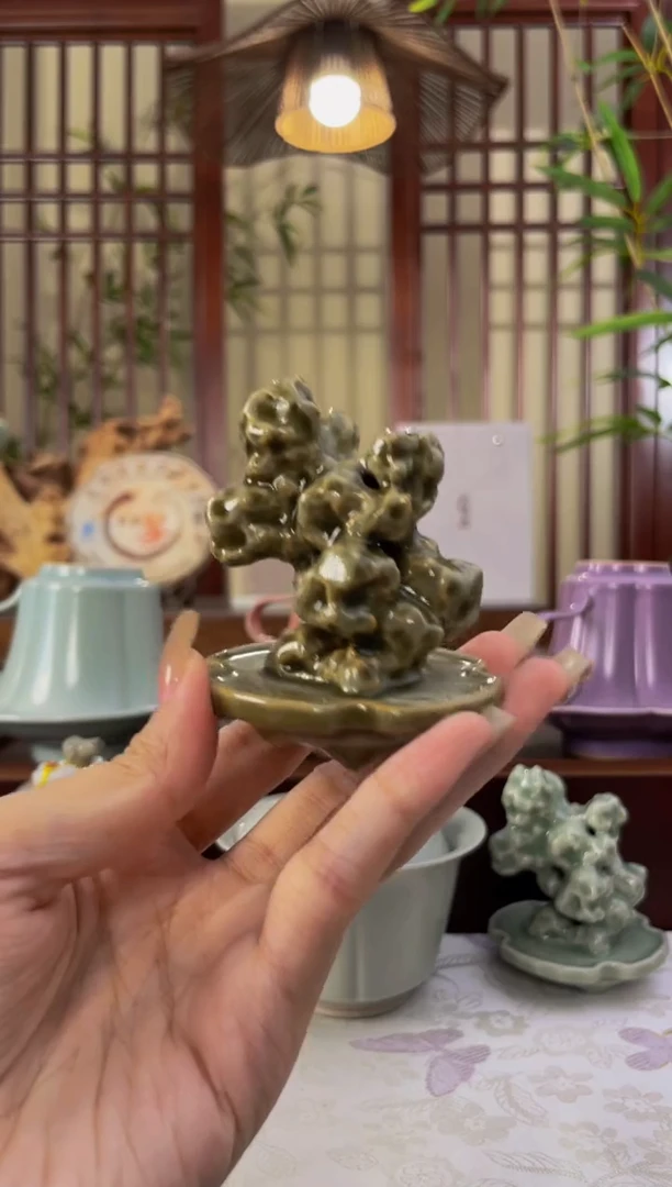 北溪堂-余甘色太湖石线香插