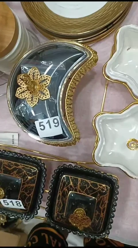 瓷519月亮高脚1个