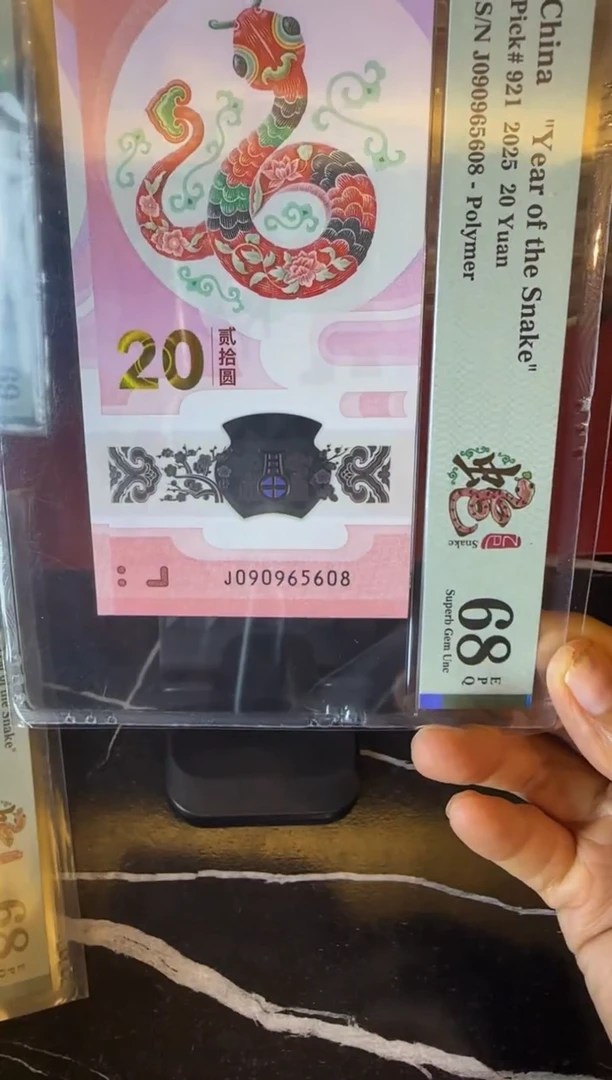 塑料2025 蛇钞  单张  090965608