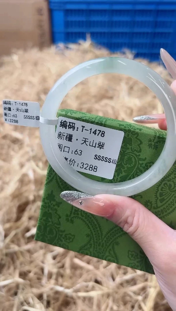 未镶嵌手镯石英质玉T-1478
