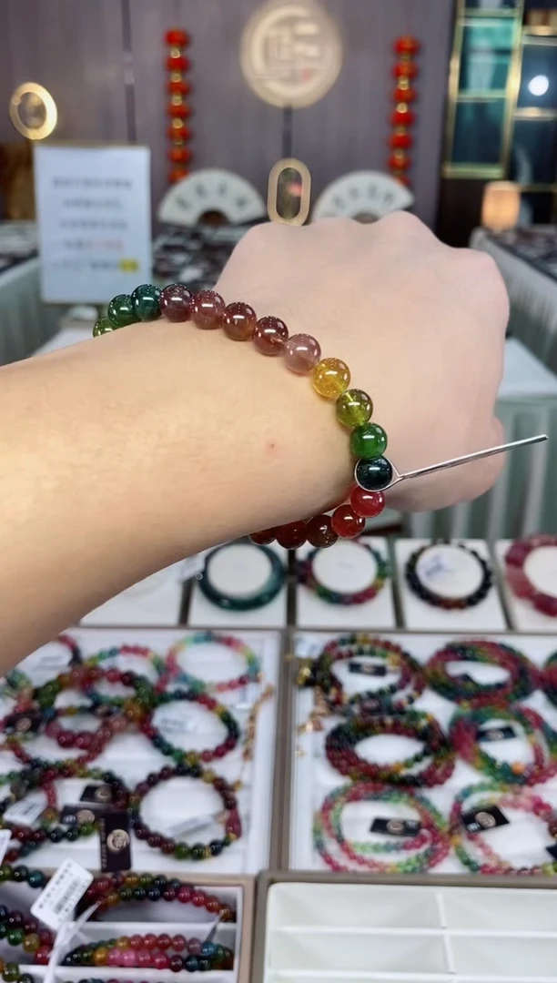 单圈手串未镶嵌碧玺（多样性发一条）xion