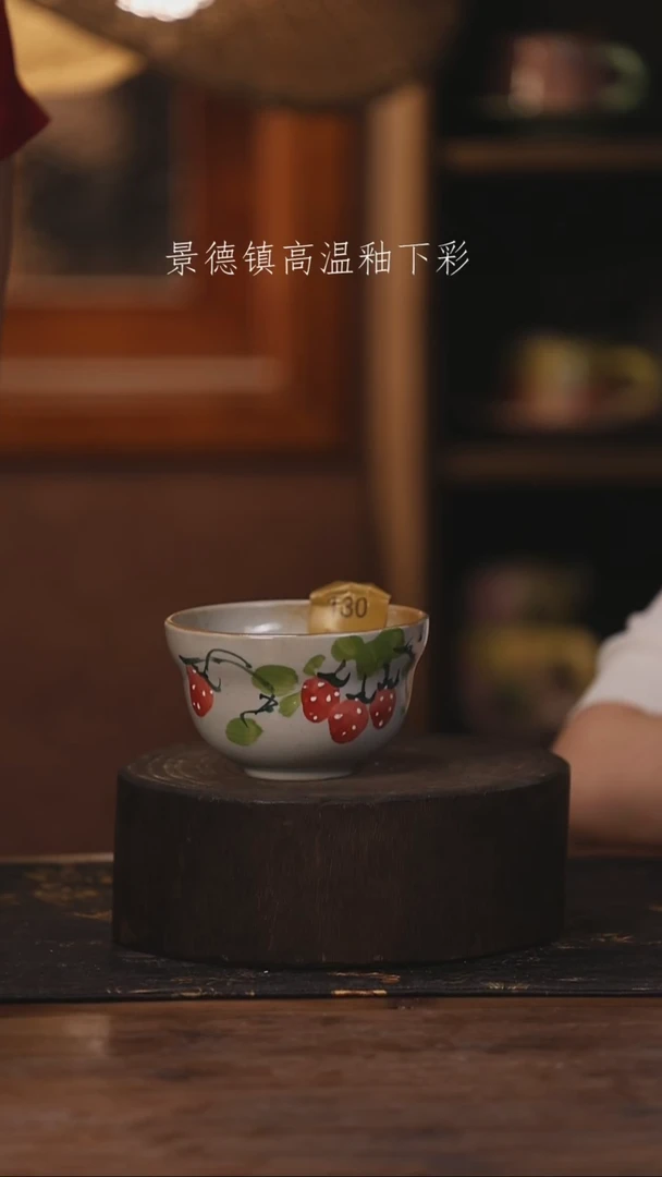 陶瓷景德镇高温釉下手绘陶瓷130