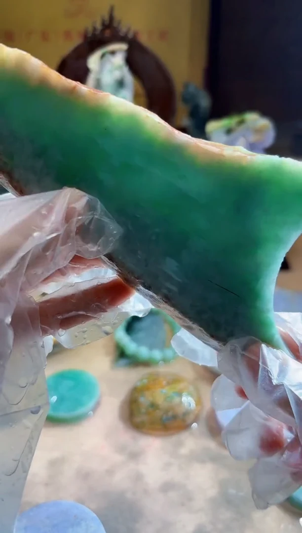 翡翠挂件未镶嵌A货柠优2420