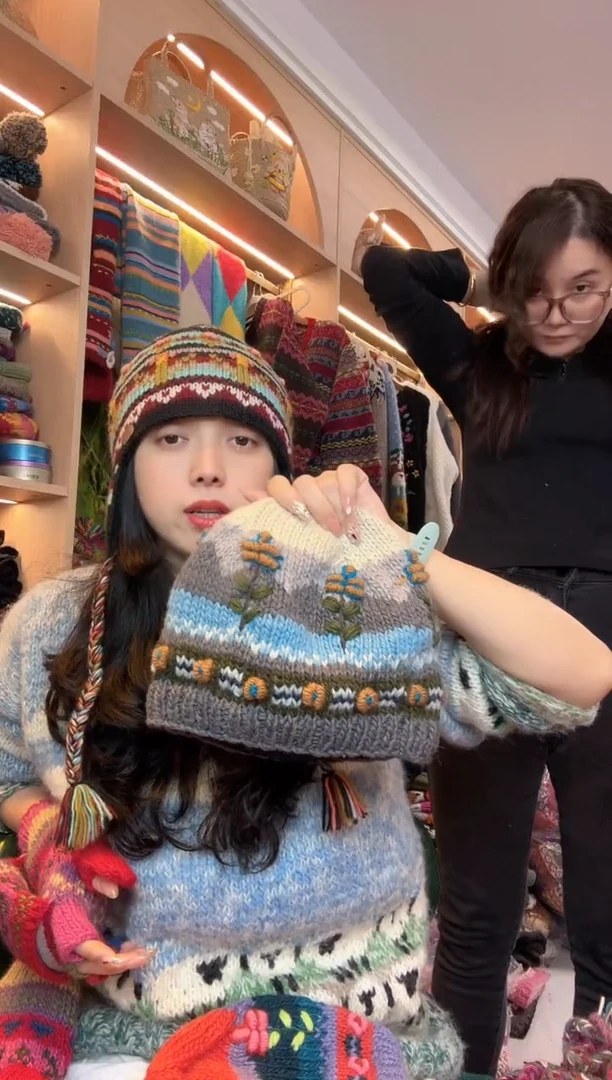 绵羊毛大*百羊毛冷帽