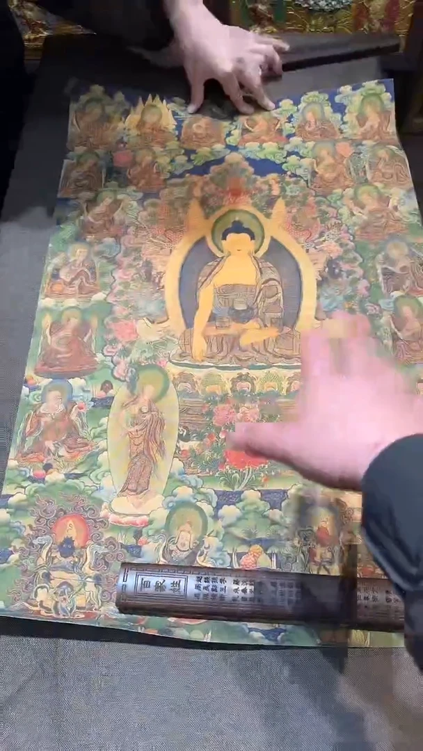 卷轴画【主播精品】高端卷轴画——唐卡10027