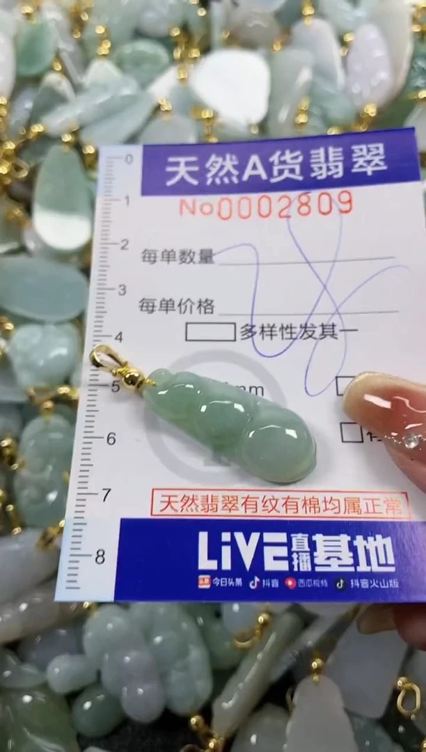 颈饰未镶嵌翡翠天然A货翡翠