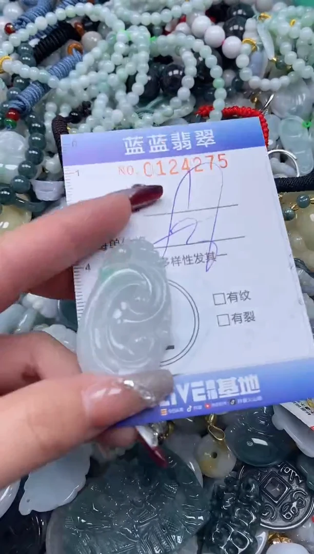 【闪购商品】翡翠颈饰未镶嵌闪购0124275多样性发其一