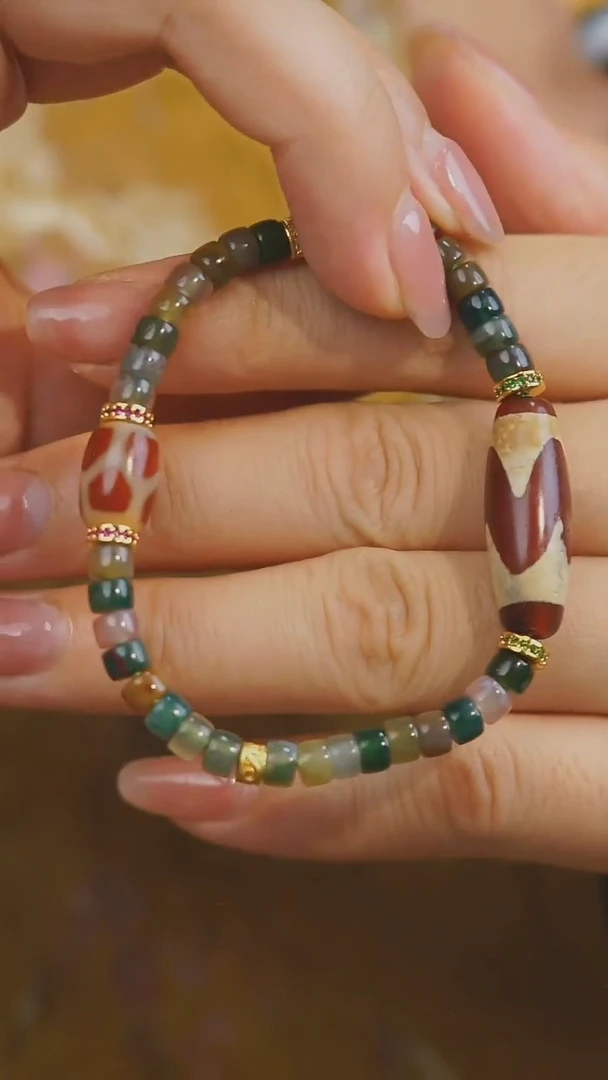 【闪购商品】玛瑙/玉髓未镶嵌手串多样性发其一