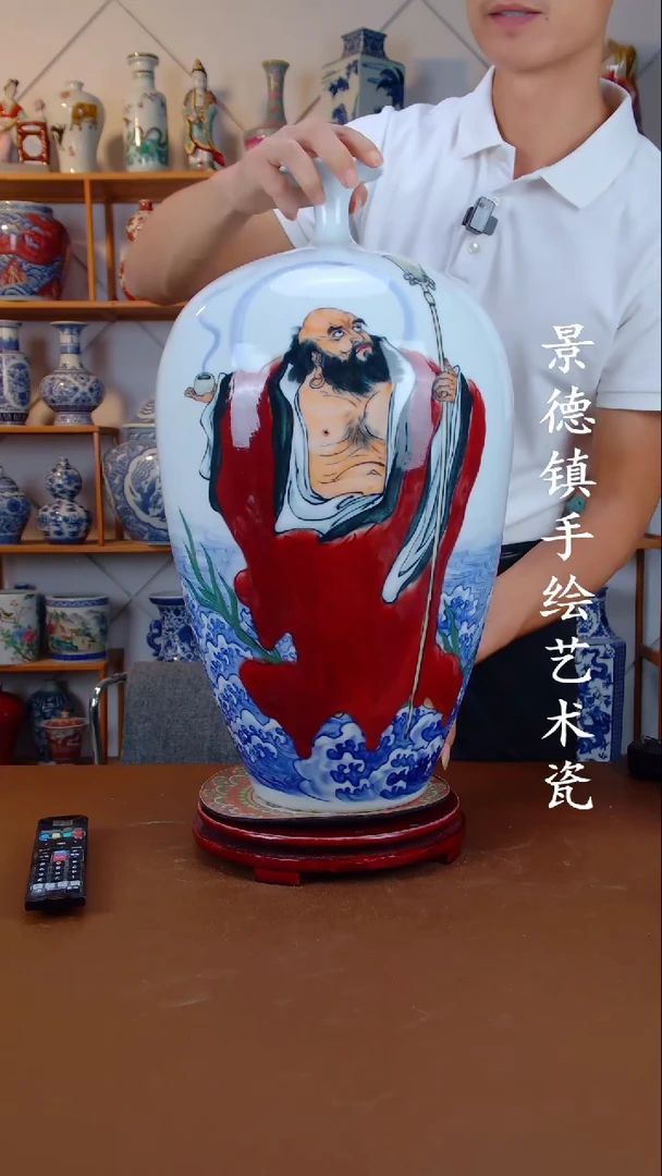 现代景德镇手工手绘陶瓷摆件58