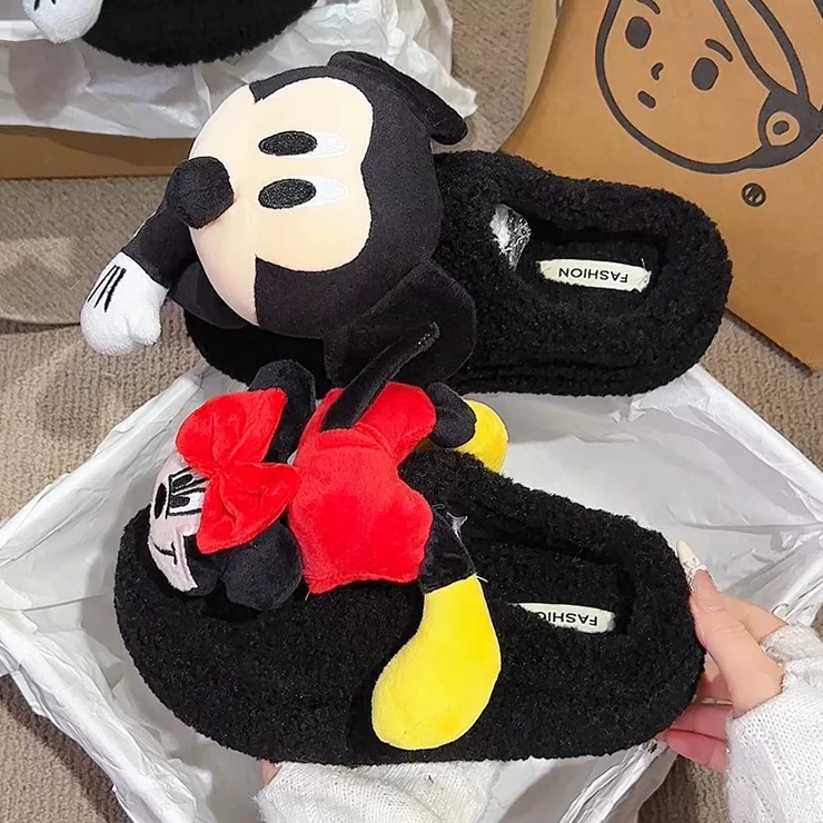 勃肯半拖鞋子女2025新款外穿冬季巨好看的毛毛拖鞋女加绒棉拖鞋潮