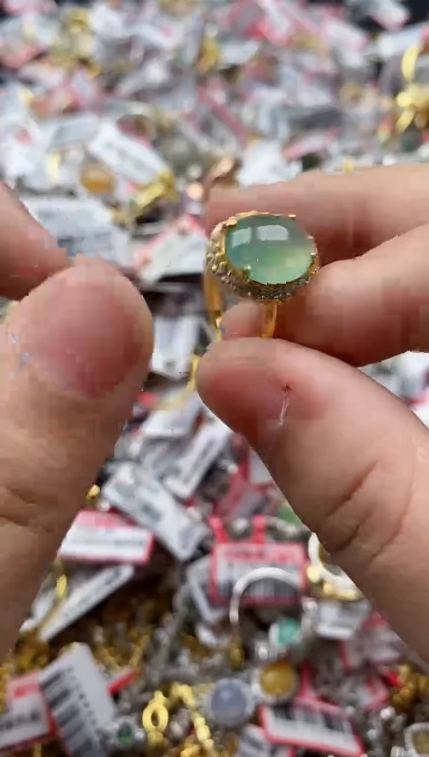 【闪购商品】翡翠戒指银S925镶嵌11111---6