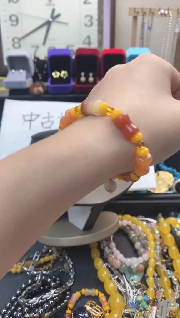 珐琅铁合金锐锐中古首饰默认微瑕编号5