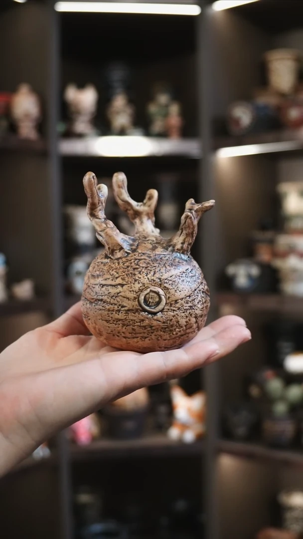 泰国进口手工花盆个性创意花盆摆件