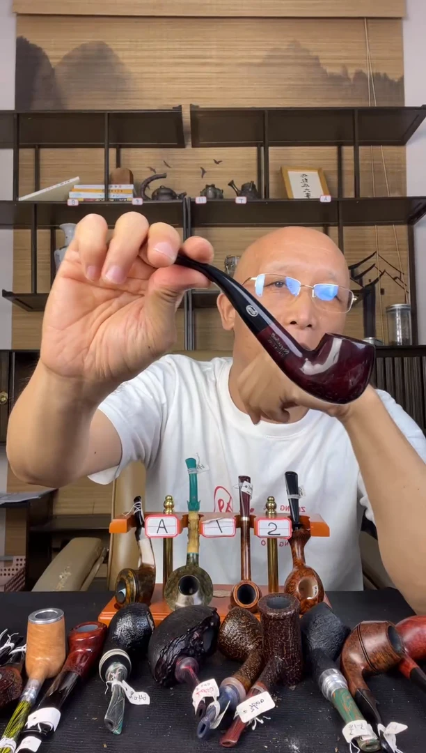 石楠木纯手工意大利石楠木烟斗