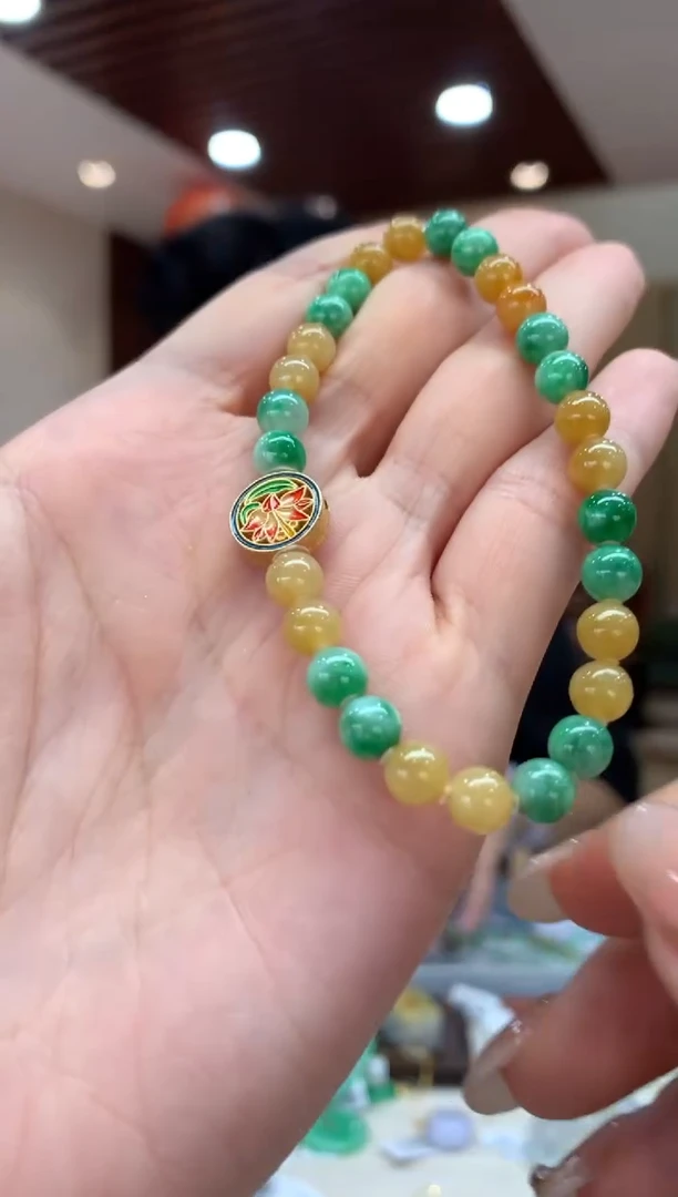 未镶嵌手串翡翠手串