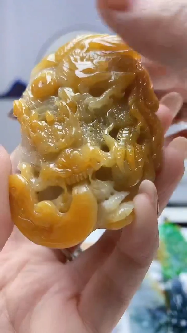 未镶嵌定制翡翠4688DD-毛货挂件96