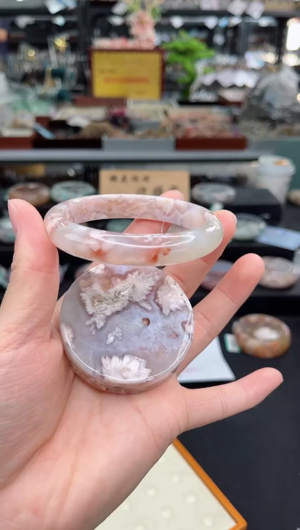 【闪购商品】石英质玉手镯未镶嵌60圈口（赠品镯心）6507569