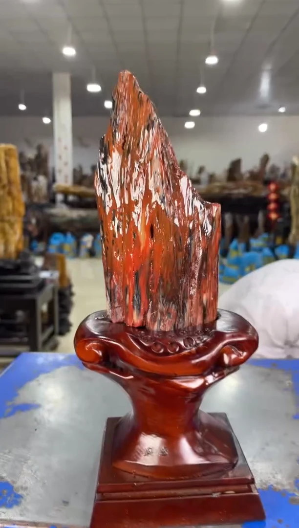 【闪购商品】硅化玉摆件未镶嵌4