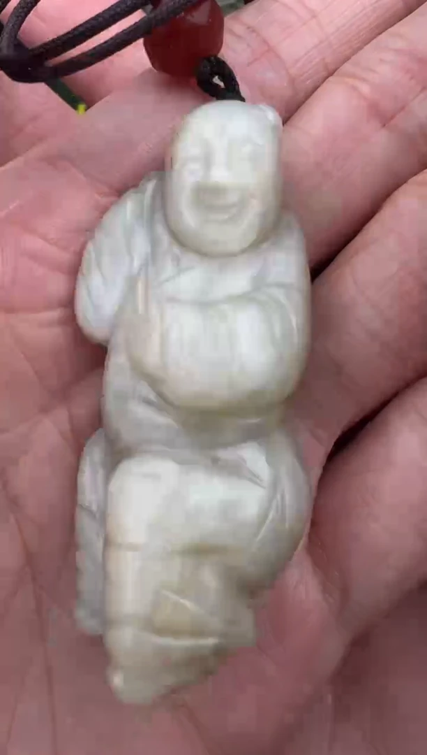 颈饰未镶嵌和田玉△童子