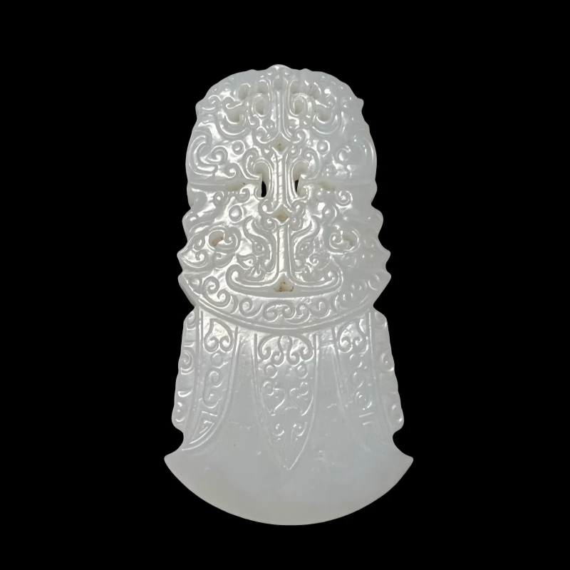 清代和田玉府上有龙佩【华夏藏古】AAZ0820124