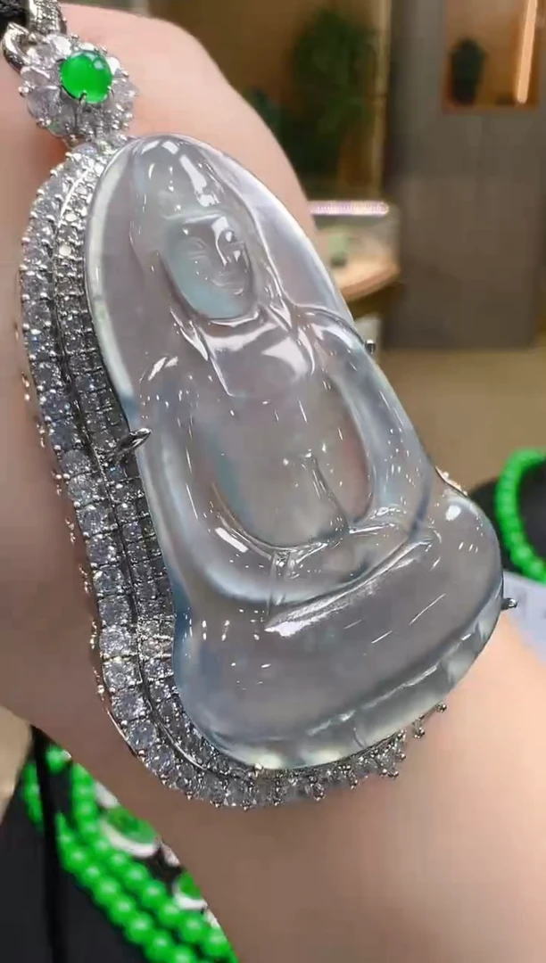 吊坠(不含链)未镶嵌翡翠天然A货翡翠多样性发一