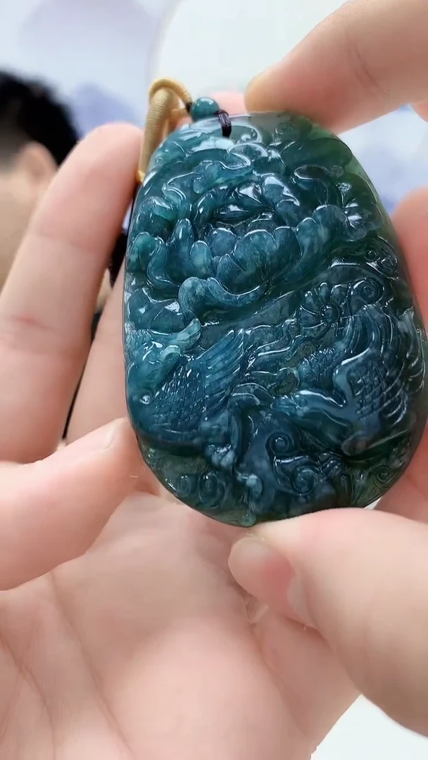 未镶嵌定制翡翠4868bb-毛货挂件13