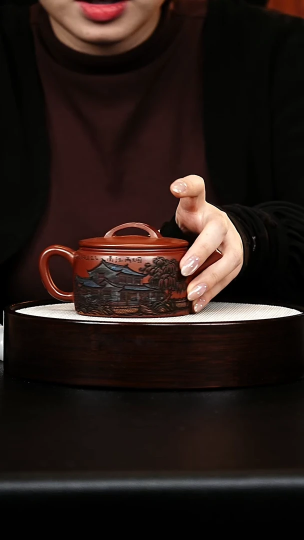 茶壶紫砂汉瓦壶