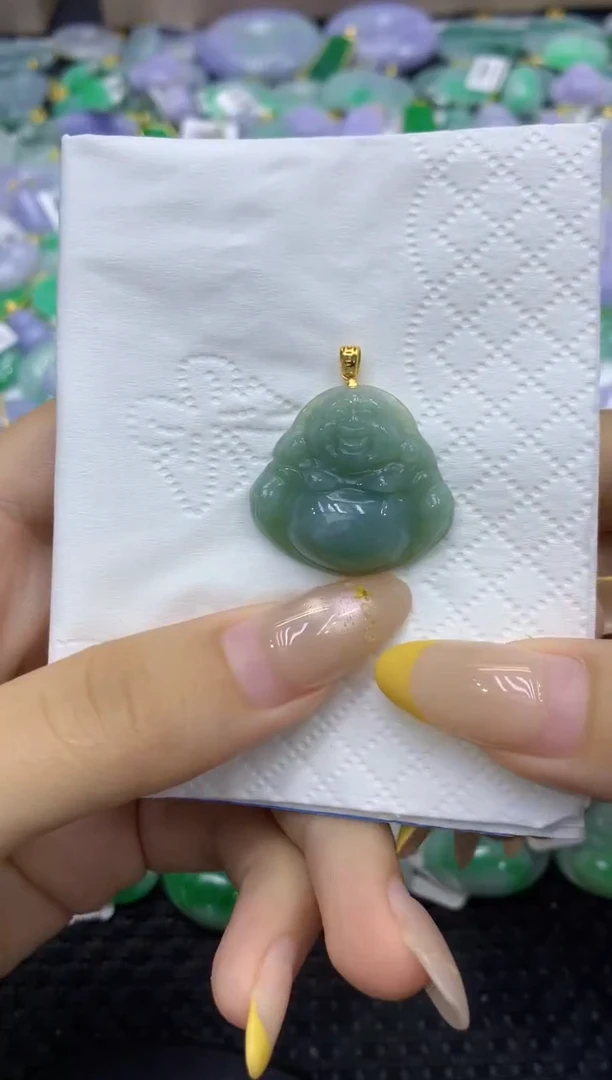 颈饰未镶嵌翡翠天然缅甸翡翠A货