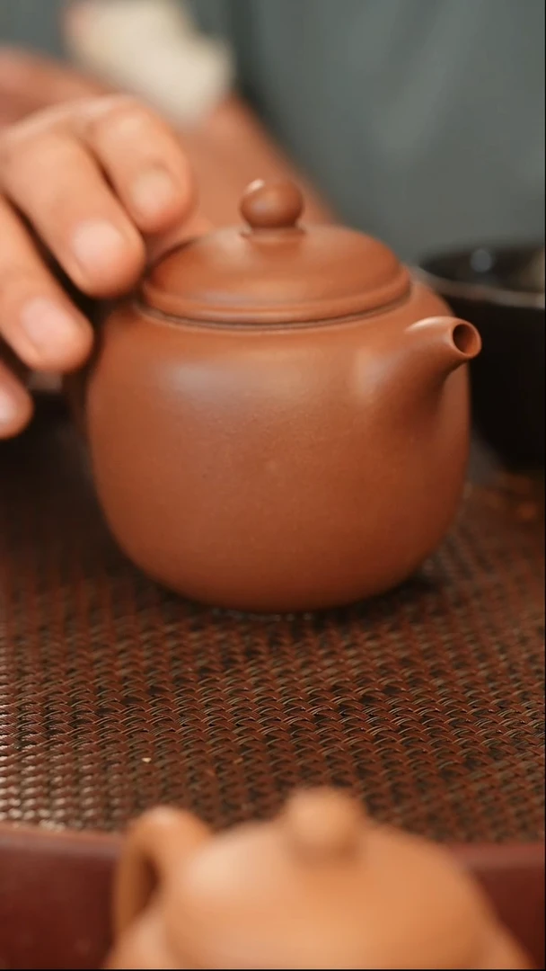 茶壶紫砂袍尊  大容量  紫泥