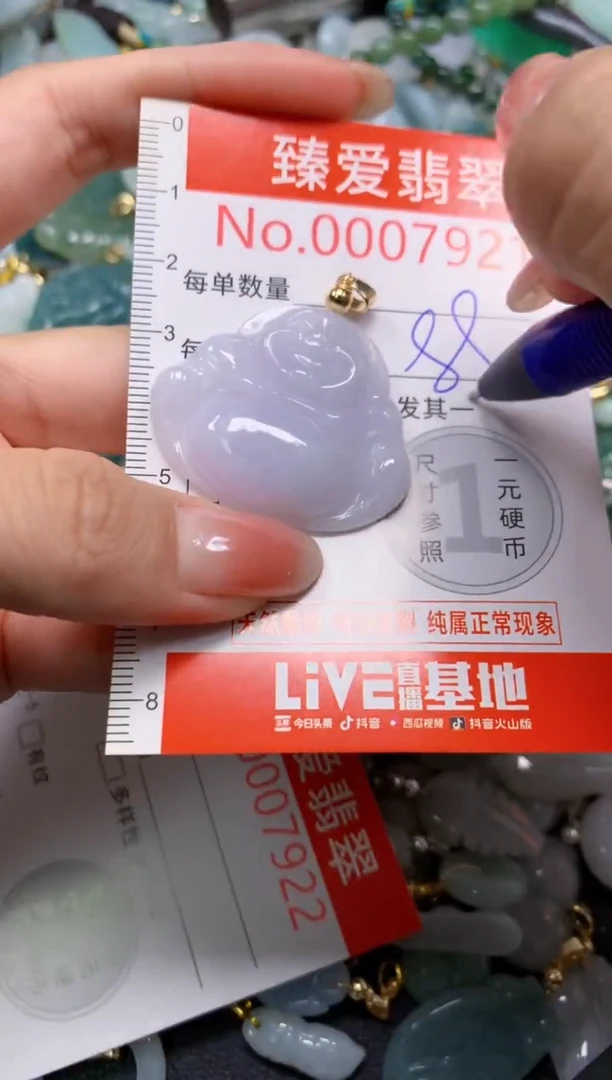吊坠(不含链)未镶嵌翡翠7921