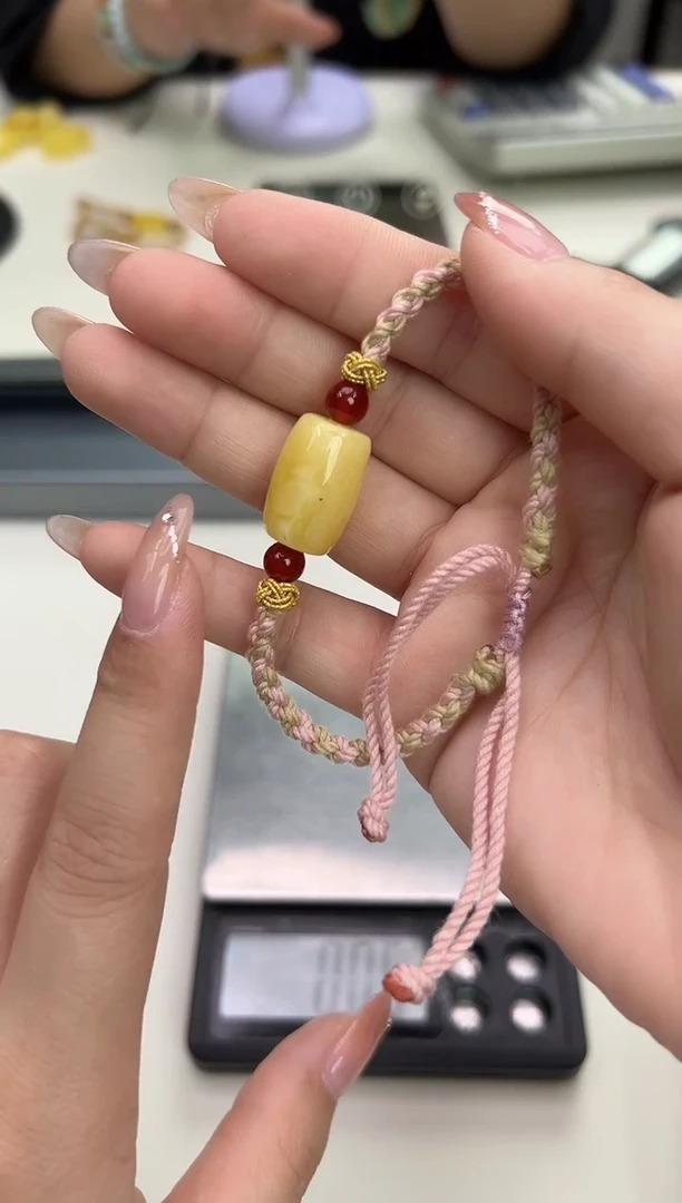 裸石琥珀未镶嵌琥珀蜜蜡吊坠