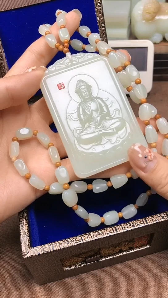 颈饰未镶嵌和田玉金*贝金贝贝