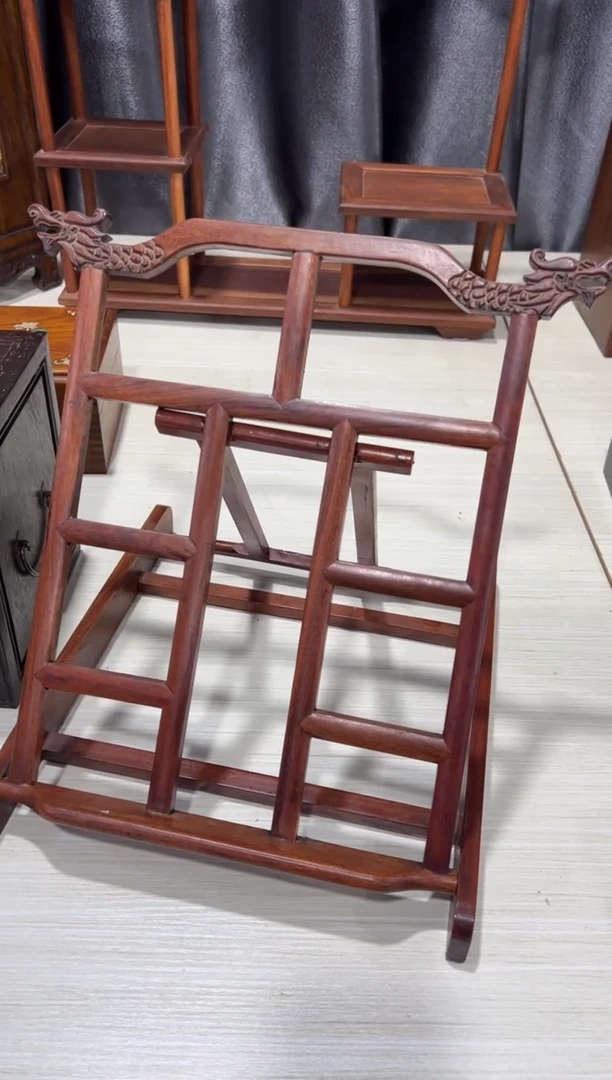 木木 花梨木龙头书架临帖架手机支架