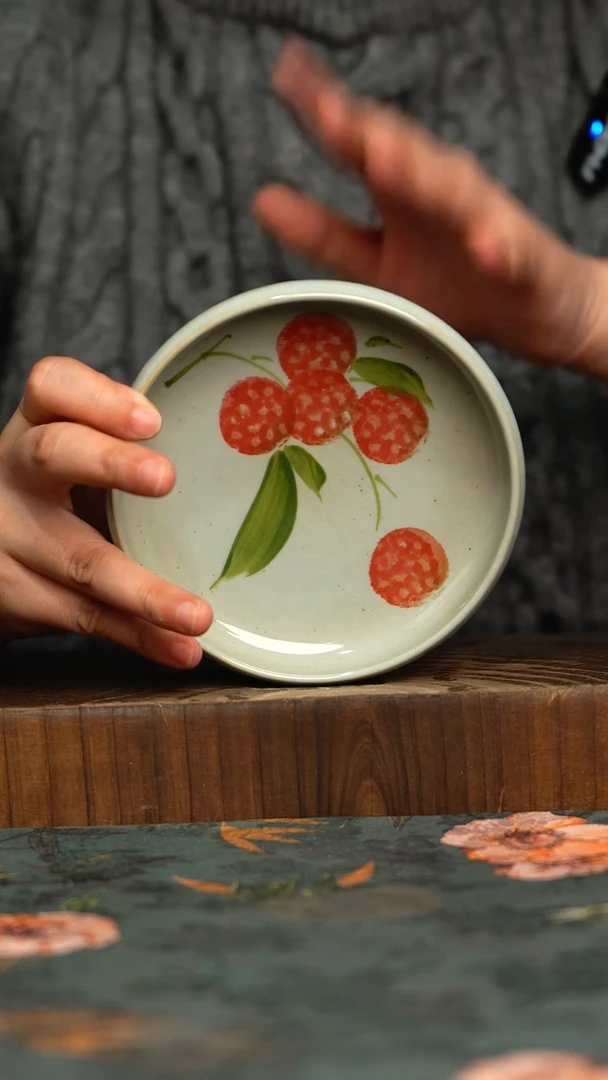 杯釉下彩手工手绘同款陶器