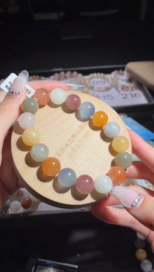 未镶嵌手链水晶215号多样性发一M 12+