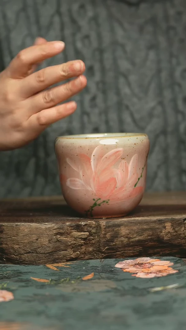 【闪购商品】瓷片釉下彩手工手绘同款陶器