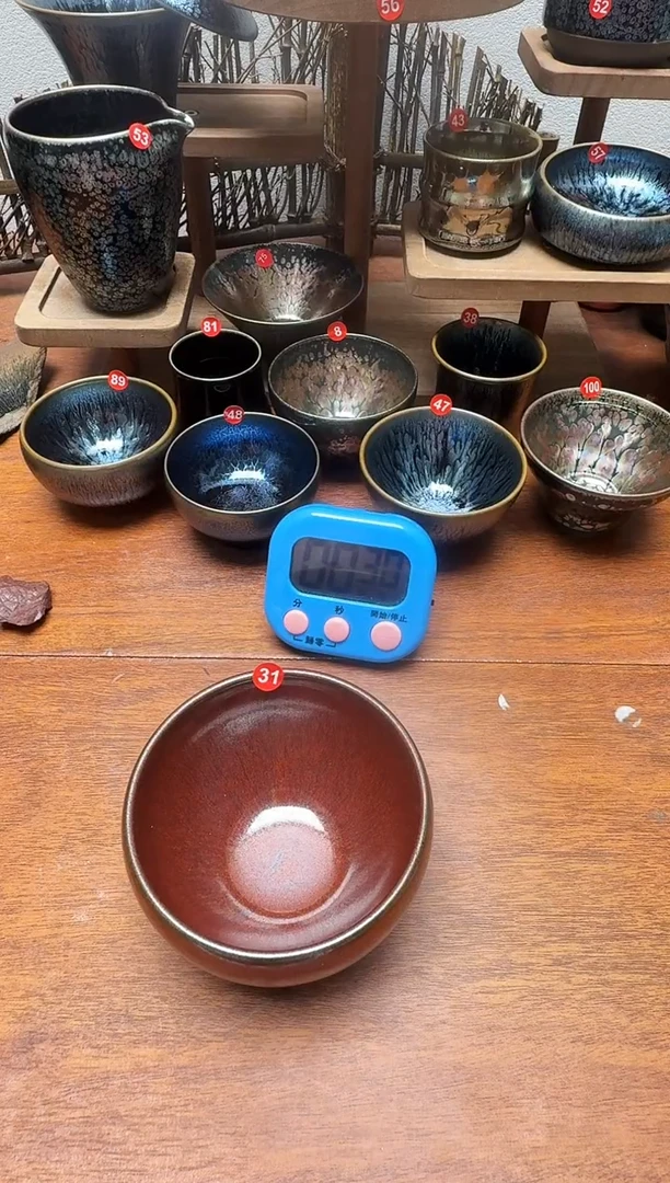 茶盏浅***脚31号建盏工匠茶器