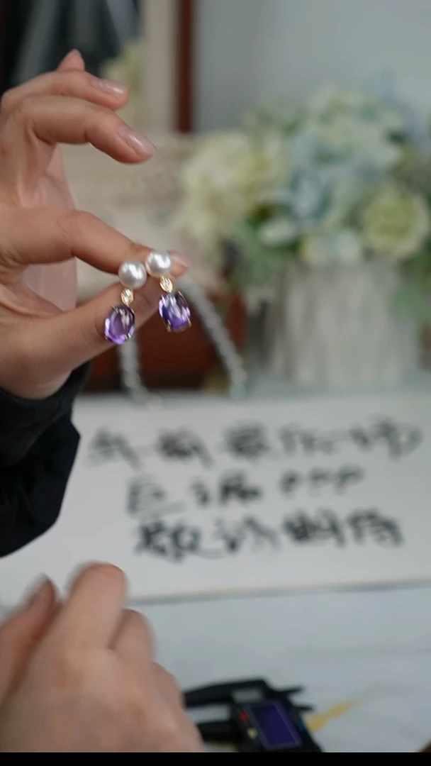 【闪购商品】淡水珍珠耳饰合金耳饰