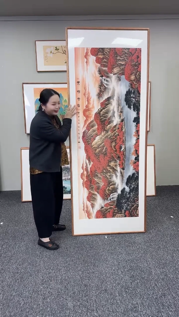 国画鸿运当头210*80