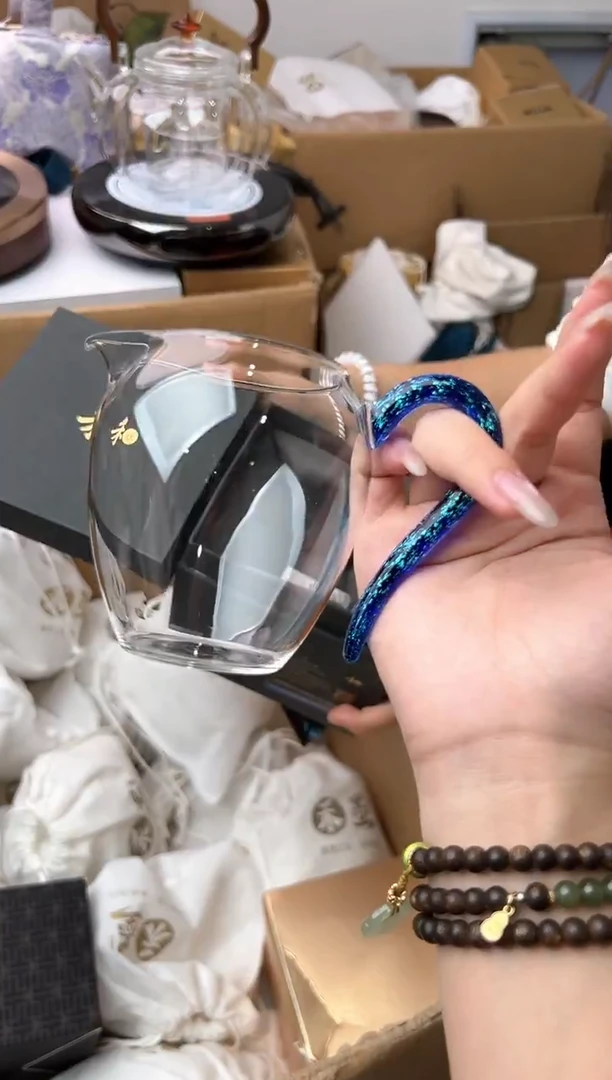 禾器-中号怡然茶海 宝蓝金