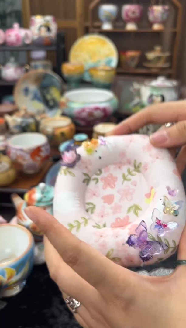 木木甄选手工杯垫壶承A001