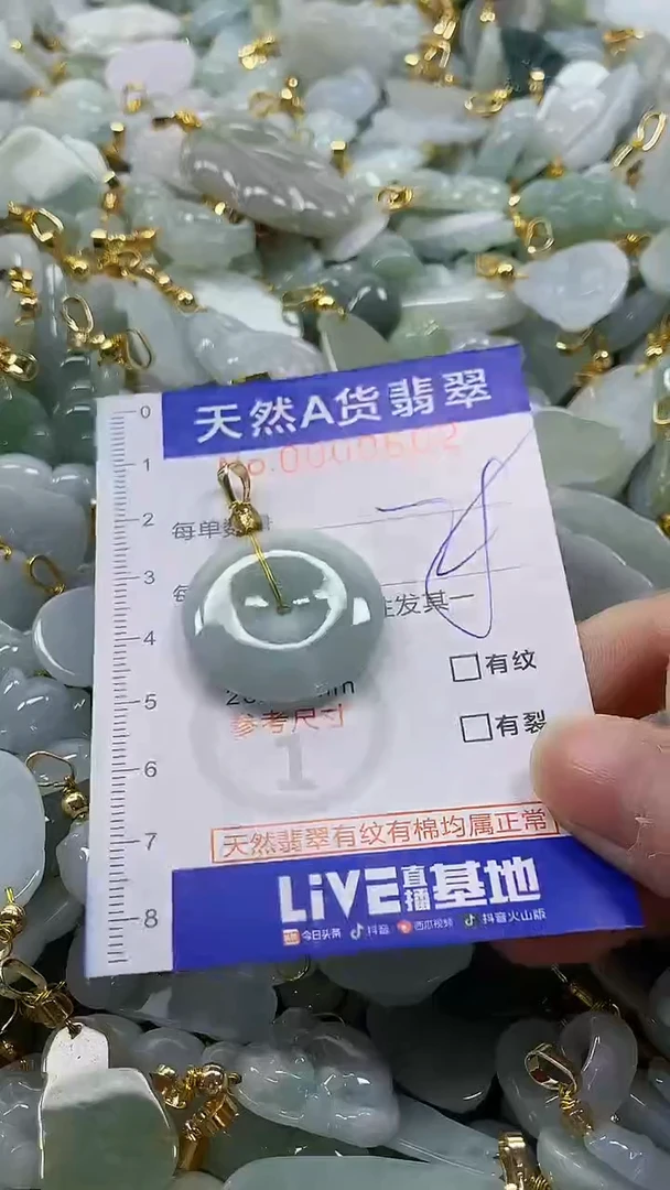 颈饰未镶嵌翡翠纯天然a货翡翠