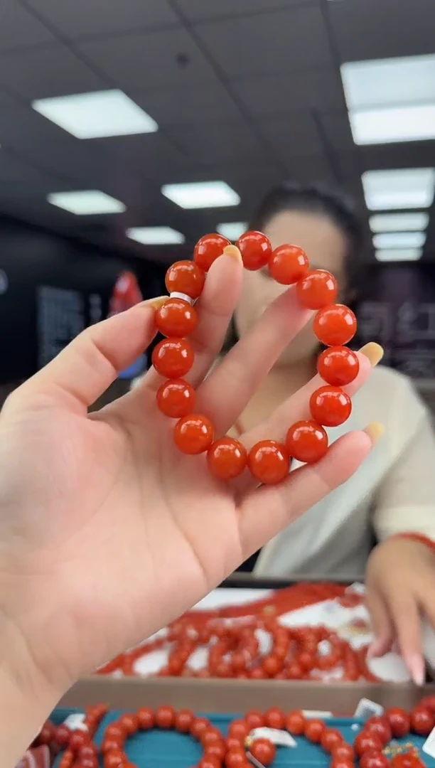 南红玛瑙珠串未镶嵌多样发其一/14/HS9992273