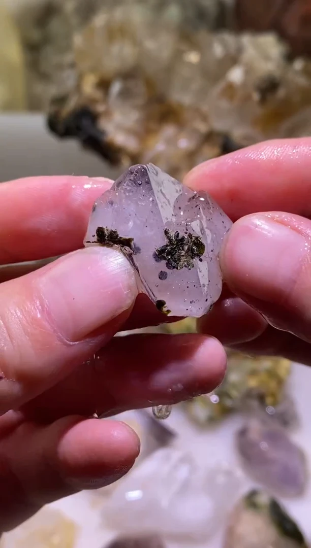 未镶嵌珠宝半成品水晶19号四川美姑超七花园水晶